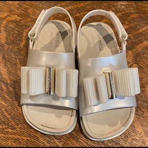 Little girls Mini Melissa  sandals